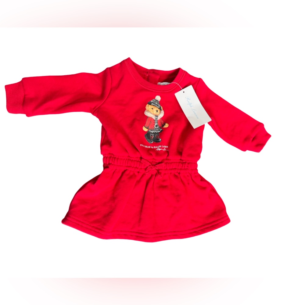 Ralph Lauren Red Infant Dress